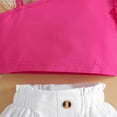 thumbnail image 6 of Sngxgn Toddler Baby Girls Clothes Floral Print Hoodie Sweatpants Fall Winter Outfits Set(Hot Pink,120), 6 of 7