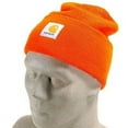 thumbnail image 2 of Carhartt A18 Acrylic Beanie Watch Cap - Bright Orange, 2 of 2