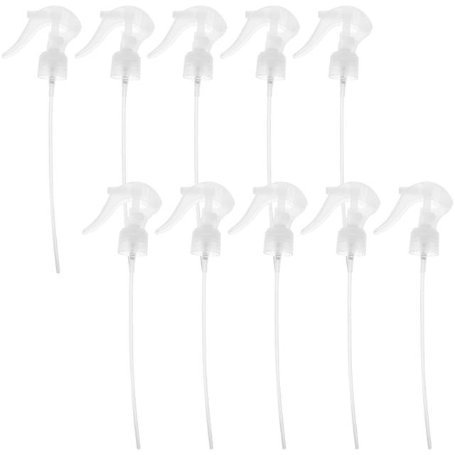 10 cabezales de pulverización para botellas de riego, repuestos para pulverizadores de niebla fina (cabezal de pulverización redondo).