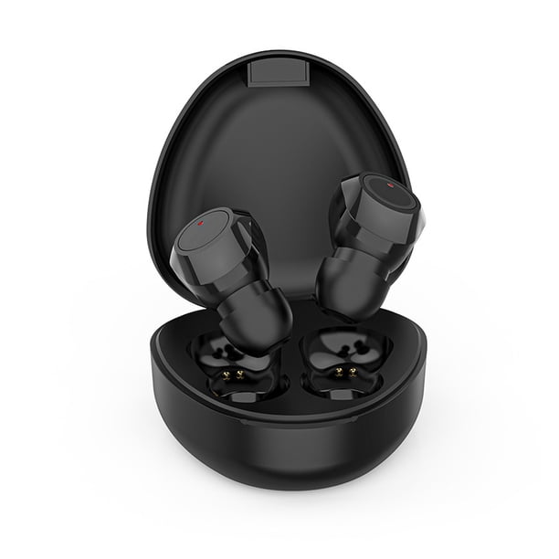 Auriculares en Oreja Bluetooth Compatible con Teléfono Móvil Stereo Auriculares Reducción de Ruido Universal Manos-Free Auriculares Con Micrófono Negro Jumpingount EL016069-01B