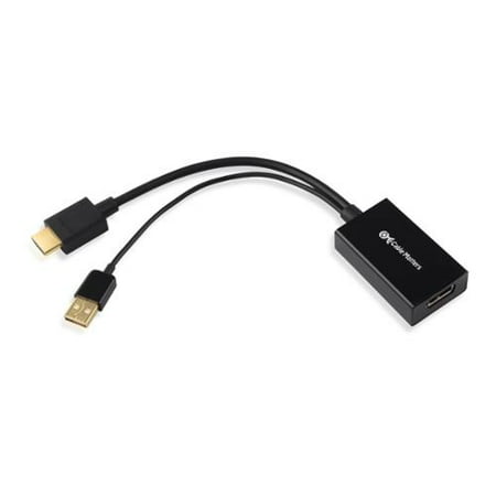 Adaptateur HDMI vers Displayport, Convertisseur HDMI Mâle à DP Femelle