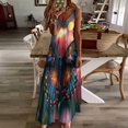thumbnail image 3 of Vibe Blooming Tulips Sleeveless Dress for Women Clothing Female Women's Summer Skirt, 3 of 7
