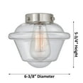 thumbnail image 2 of 201F-PN-G532-Innovations Lighting-Oxford - 1 Light Semi-Flush Mount In Traditional Style-12.5 Inches Tall and 7.5 Inches Wide-Polished Nickel, 2 of 6