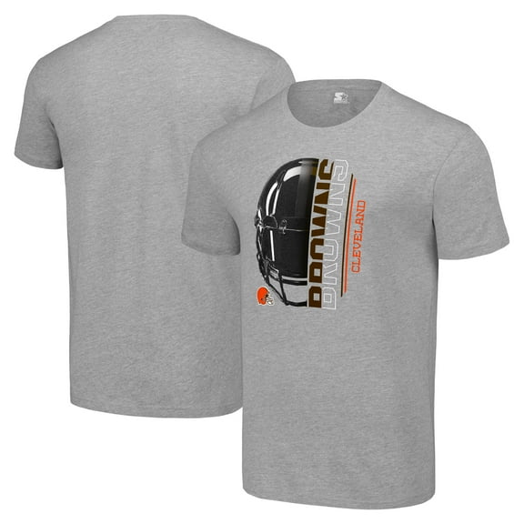 Men's Starter Heather Gray Cleveland Browns T-Shirt