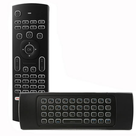 2.4G Backlit Fly Air Mouse Wireless Keyboard Remote Control for KODI TV BOX PC