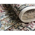 thumbnail image 6 of Rugs.com Rabia Collection Rug – 5' Round Ivory Low Rug Perfect For Kitchens, Dining Rooms, 6 of 9