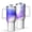White, variant on 40oz Tumbler with Handle and Straw, Vacuum Insulated Stainless Steel Travel Mug, Fits Car Cup Holder, Abstract Colorful Print