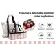 thumbnail image 5 of Bolsa de Playa Bluboon con Enfriador Aislado Desmontable Rosa Claro, 5 of 9