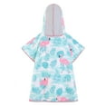 thumbnail image 3 of [BRAND CLEARANCE!!!] 1-5T Kid Cartoon Print Bath Hooded Cloak Baby Boy Girl Bathrobe Towel Children Soft Beach Cloak Towels Summer Kids Sleepwear (Style J), 3 of 7