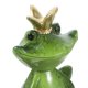thumbnail image 3 of Estatuas de resina con forma de rana y corona para decoración de jardín zen, decoraciones marinas para el hogar., 3 of 6