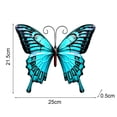 thumbnail image 6 of sunsanly Iron Butterflies Wall Decoration Home Office Living Room Bathroom Indoor Outdoor Metal Wall Art Hanging Animal Ornament Pendant, 6 of 8
