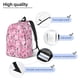 thumbnail image 3 of Easygdp Cartoon Poodle Dog Mochila de Lona Resistente para Laptop, Compatible con Laptops de 15 a 17 pulgadas, Ideal para Escuela, Trabajo y Viajes-Medium, 3 of 5