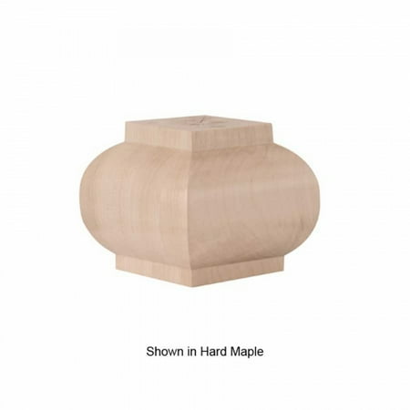 Cherry Bun Foot - Brown Wood Aiden Bun Foot Unfinished Cherry 01700427CH1