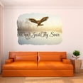 thumbnail image 1 of Watercolor Decal Don't Just Fly Soar Living Room Wall Decal for Family Forest River Background Quotes Design Cute Themed Room Décor - Size: 20 In x 14 In, 1 of 5