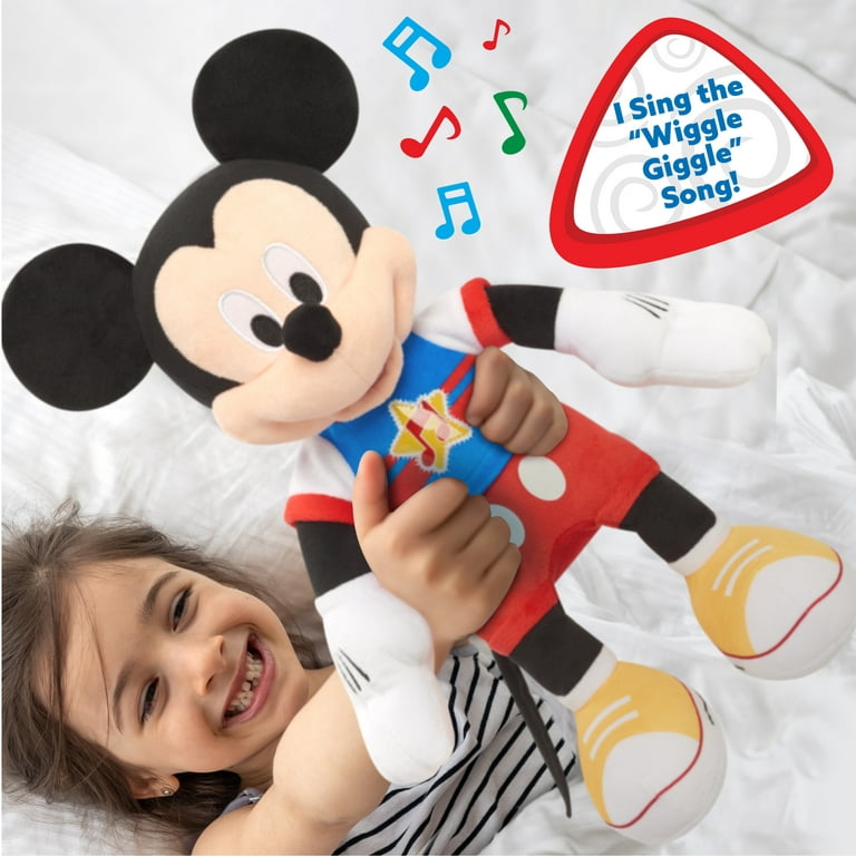 Mickey Mouse Wiggling Dancing Singing Interactive Features Plush Toy