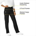 thumbnail image 5 of Wonderwink Women's Flat Front Double Cargo Pant, 5 of 6