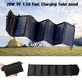 thumbnail image 4 of Panel Solar Portátil ANGGREK 20W Plegable para Acampar, 4 of 8