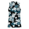 thumbnail image 3 of Xysaqa Men's Floral Hawaiian Tank Top, Novelty Funny Graphic Casual Sports Tees, Sleeveless Beach Shirt (Available in Big & Tall) M-6XL, 3 of 4