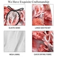 thumbnail image 4 of luoweisi Men's Beach Shorts Quick Dry Swim Trunks with Mesh Lining Coral L, 4 of 5