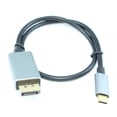 thumbnail image 2 of 1.5ft USB 3 Type C Male to DisplayPort Thunderbolt 3/Alt Mode 8K@60Hz Cable, 2 of 2