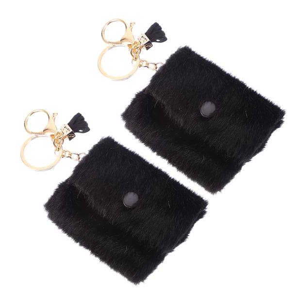EeaseMX 2 mini llaveros para bolso de cambio, monedero, llavero, colgante para bolso de coche