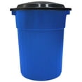 thumbnail image 3 of Contenedor Redondo con Tapa Plastic Trends Kartell 60 Litros Color Azul, 3 of 5