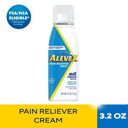 AleveX Pain Relieving Spray, Topical Pain Reliever, 3.2oz