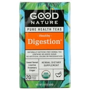 Good Nature Organic Pure Health Tea, Healthy Digestion, 40G, Pack of 6