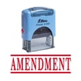 thumbnail image 1 of AMENDMENT Self Inking Rubber Stamp Office Stationary Custom Shiny Stamp, 1 of 1