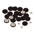 thumbnail image 1 of Abbracc 20 Buttons Sewing Craft Snaps Fasteners Button Coat Jacket DIY Invisible Buttons Black, 1 of 3