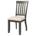 thumbnail image 1 of Picket House Furnishings Chaise d'Appoint Stanford en Frêne Foncé (Lot de 2), 1 of 6