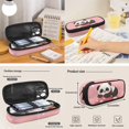 thumbnail image 7 of Jeiento Panda School Bags for Girls 7-10 10-12 Kids Backpack with Lunch Box and Pencil Case Mushroom Primary School Bookbag Boys Preschool Kindergarten Children Back Packs 3pcs Pink, 7 of 7