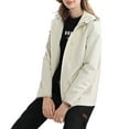 thumbnail image 4 of knqrhpse Fall Jacket Women's Spring And Autumn Thin Outdoor Mountaineering Wear Quick Drying Breathable Windproof Single Layer Coat Hardshell Jacket Womens Coats Tops For Women Casual Fall White XXL, 4 of 6