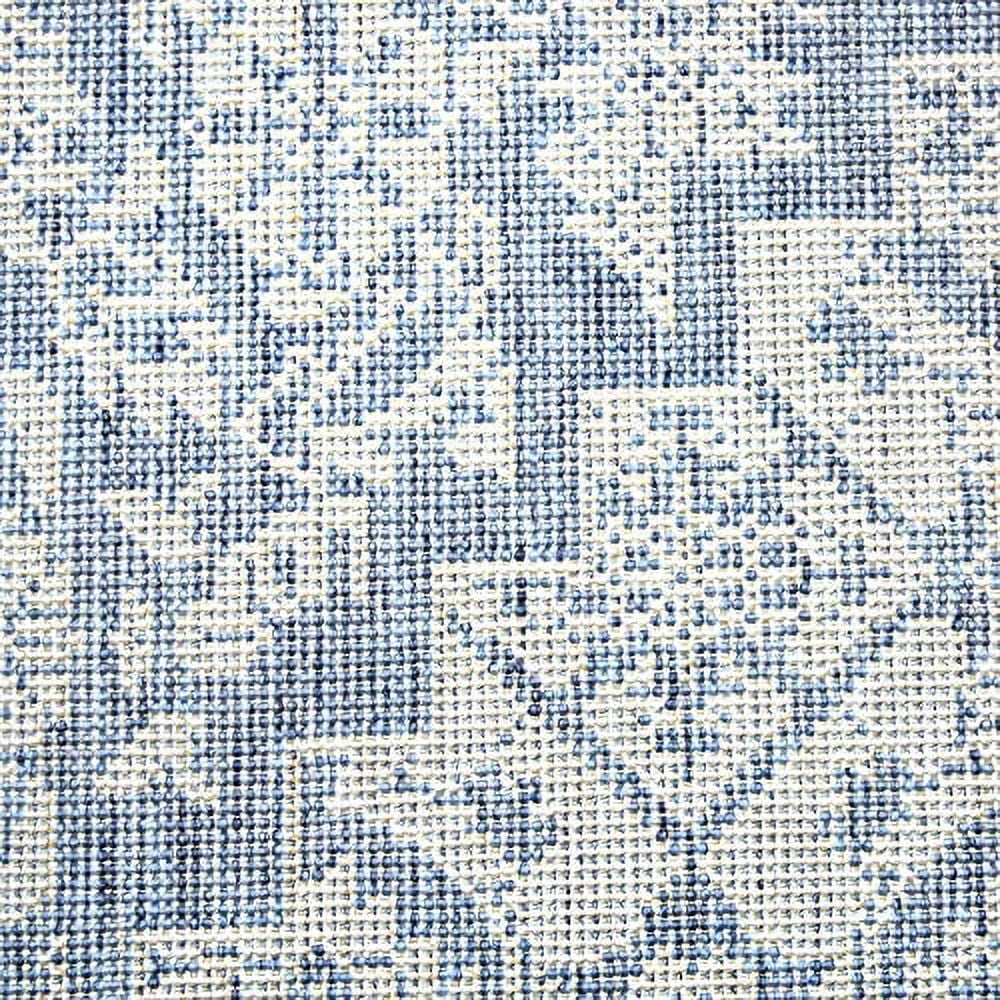 Nicole Miller New York Patio Country Dahlia Transitional Medallion Indoor/Outdoor Area Rug, Blue/Grey, 5'2"x7'2"