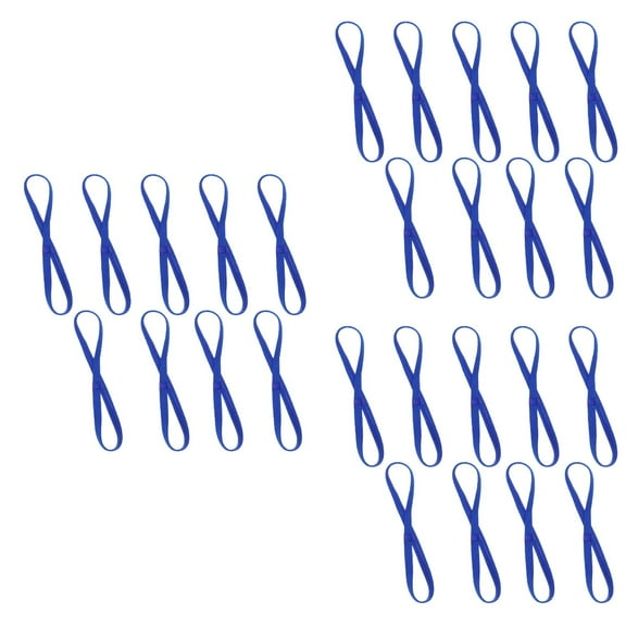 Masteelf 27 pcs  Running Headband Stretchy Rope Football Non-slip Hair Accessories Yoga Hair Band Unisex Headband Accessories Yoga Hair Band Unisex Headband Sapphire Blue