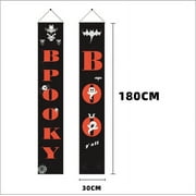 Halloween Decorations Outdoor Indoor Trick OR Treat Halloween Porch Banners for Door Decor,71”x11.8” Large Hanging Banners Porch Signs for Home Yard Farmhouse Garden Holiday Party Decoration
