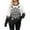 Black, variant on Women's Fashionable Round Neck Long Sleeved Christmas Snowflake Sweater Casual Pullover Knitted Sweater Top for Fall and Winter, Festive and Cozy, Great as Christmas Sweaters for Women ,Black,L