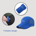 thumbnail image 6 of Outdoor Fishing Cap UPF 50+ Mesh Big Brim Bucket Boonie Sun Hat Camping Hunting Hiking Solid Sun Hat with Sring Unisex Quick Dry Baseball Sun Cap Sports Hat Blue, 6 of 8
