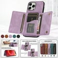 thumbnail image 2 of Nalacover Designed for Apple iPhone 15 Plus Wallet Case with Credit Card Holder - Purse Premium PU Leather Flip Kickstand Shockproof Scratch Resistant Phone Case for iPhone 15 Plus - Purple, 2 of 6