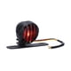 thumbnail image 3 of Luces traseras de motocicleta Lámpara de freno Estilo vintage Carcasa negra Luz roja Universal DC12V con soporte para placa de matrícula, 3 of 5