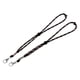 thumbnail image 4 of 2 correas para guantes de esquí, correas para guantes de invierno, portátiles para actividades invernales, cordón de sujeción, conector ajustable. Café 25cm, 4 of 8