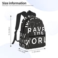 thumbnail image 4 of Fotbe Travel The World1 Lightweight Casual Laptop Backpack for Men and Women, Daily use Waterproof backpack, Backpack for College, 4 of 8