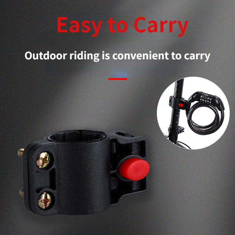 Bike Cable Lock 5 Digit Combination 1200mm Steel Anti Theft Security Lock for Bicycle Motorcycle Outdoor Use
