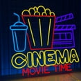 thumbnail image 3 of Glowneon Cinema Movie Time Neon Sign, Home & Cinema Decor led Light, 3 of 4