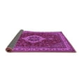thumbnail image 2 of Ahgly Company Indoor Rectangle Medallion Purple Traditional Area Rugs, 5' x 7', 2 of 4