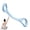 BLUE, variant on Resistance Band with Handle | Non-Slip Adjustable Portable Strap Equipment,Pull Rope for Shoulder,for Women Shoulder Back Yoga Workout Exercise Home House Office Gym
