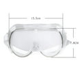 thumbnail image 2 of LELINTA 1/ 3/ 5/ 10 Pair Protective Safety Goggles, Anti-Fog Goggles Protective Eyewear Against Liquid Splash Shield for Indoor and Outdoor Protective Safety Goggles, 2 of 5