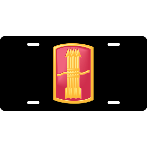 Field Artillery License Plate Frame