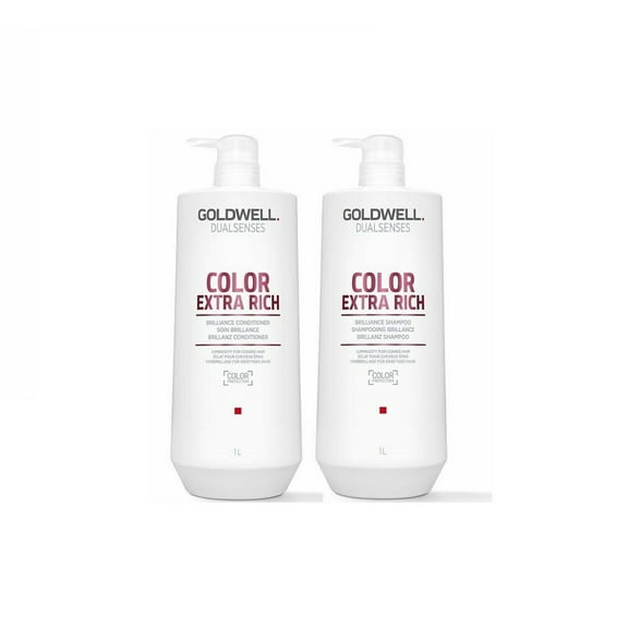 Goldwell Color Extra Rich Brilliance Shampoo and Conditioner Liter DUO - SEALED