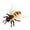 Yellow, variant on Wasp Plastic Toy Scene Ornament *1 Realistic Simulation Figurines Set Lifelike Butterfly & Models For Kids Science Learning Home Decor Garden Ornaments